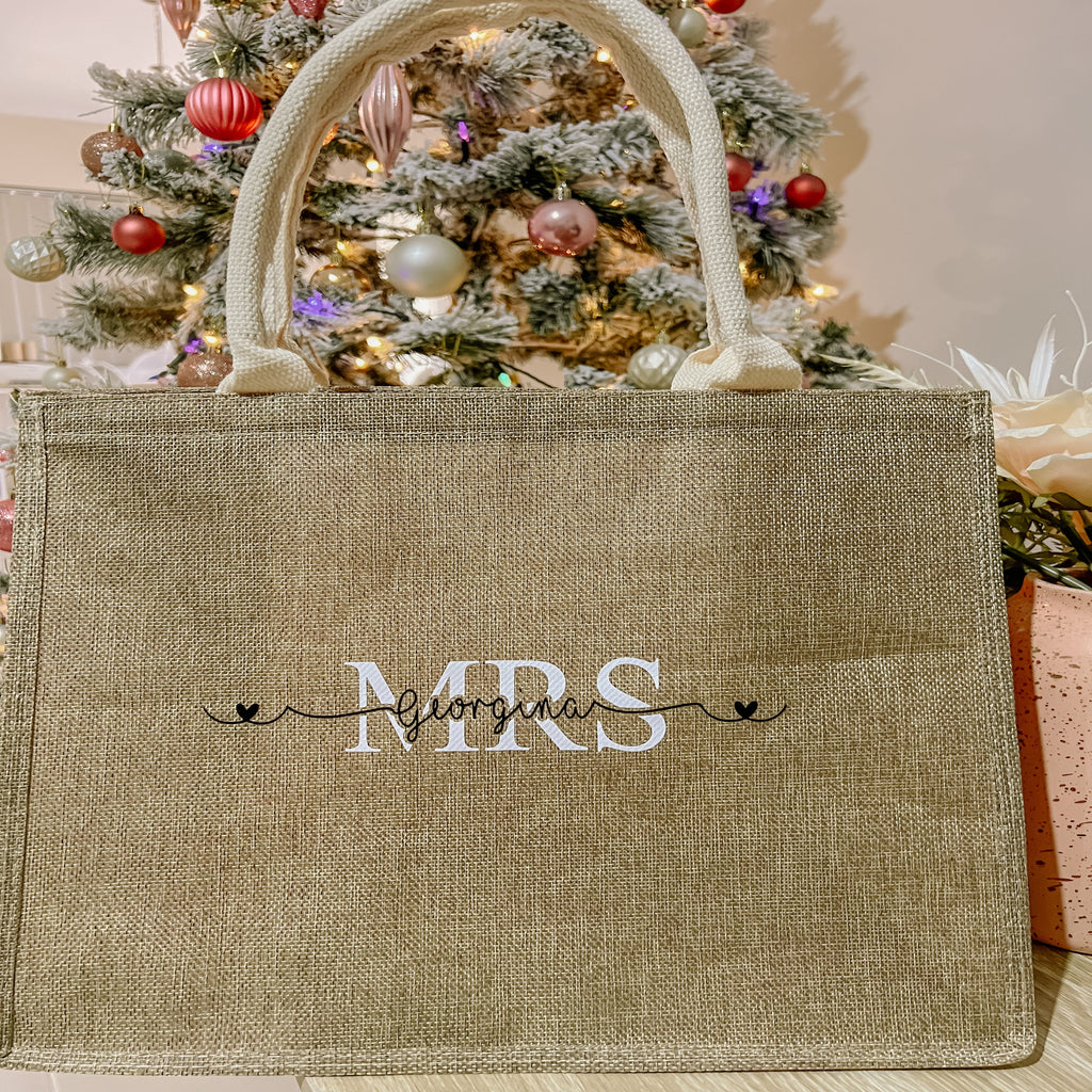 Burlap Jute Gift Bag