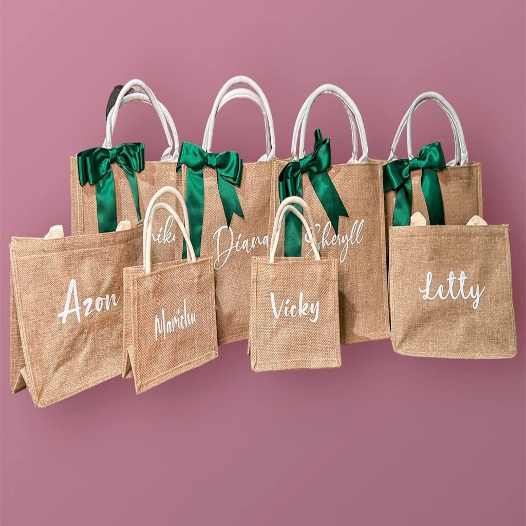Burlap Jute Gift Bag