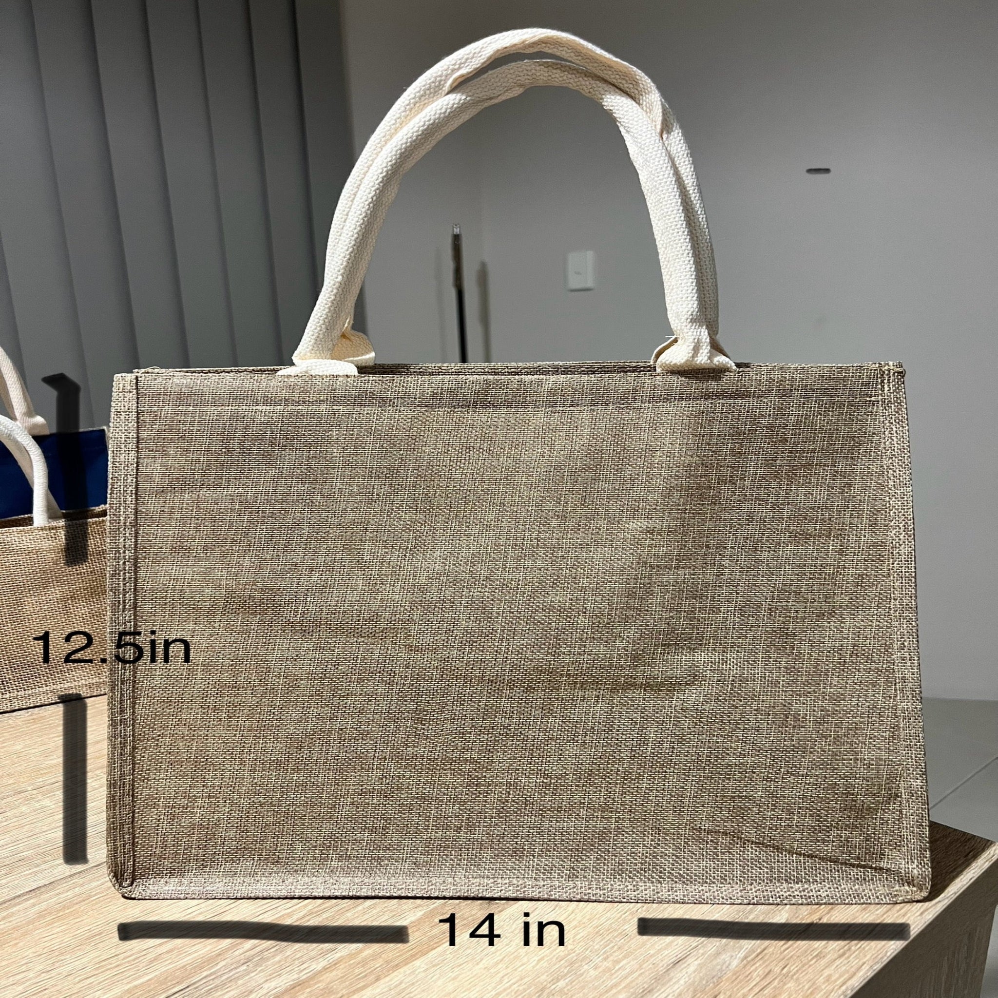 Personalised Burlap Jute Gift Bag