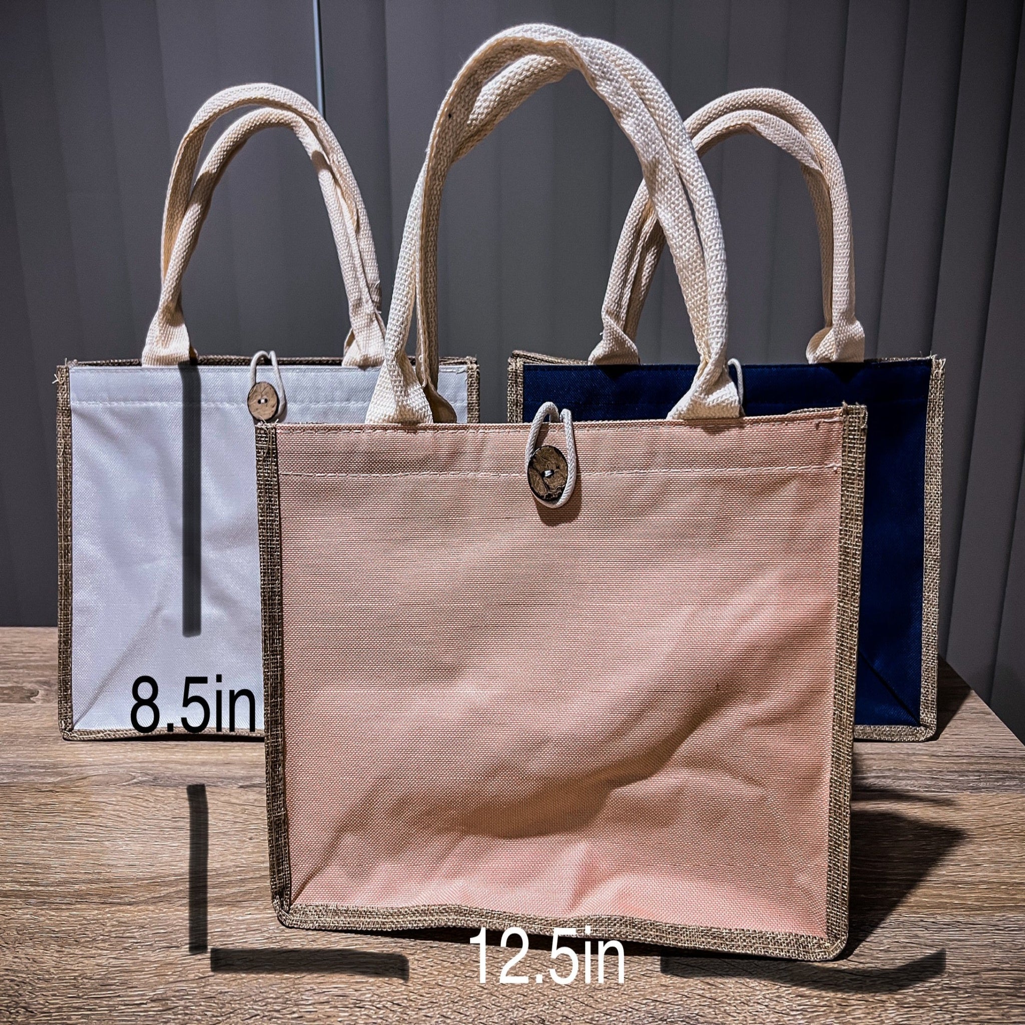 Personalised Burlap Jute Gift Bag