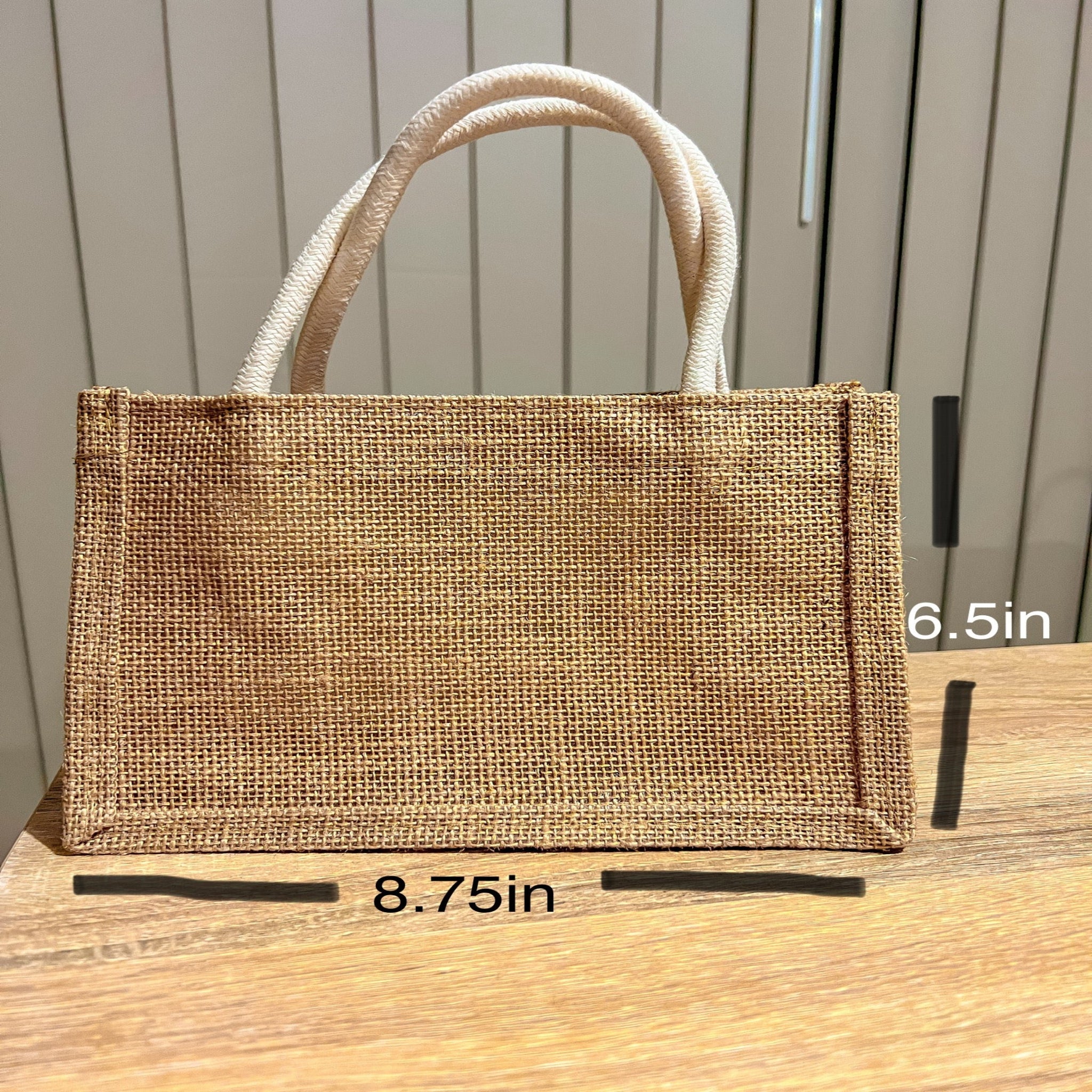 Personalised Burlap Jute Gift Bag