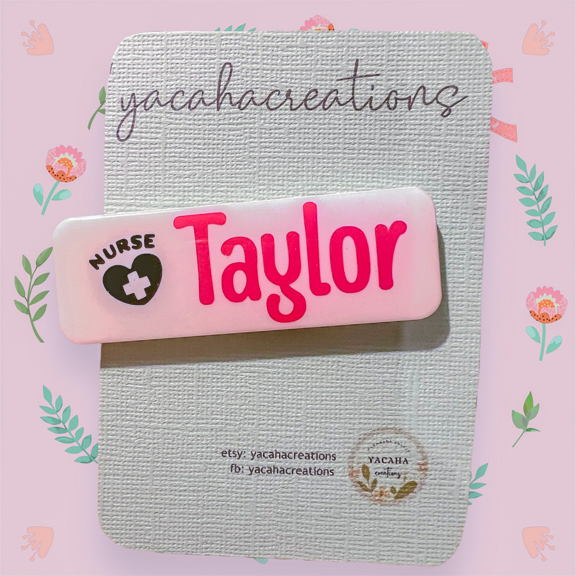 Customised Magnetic Name Badge