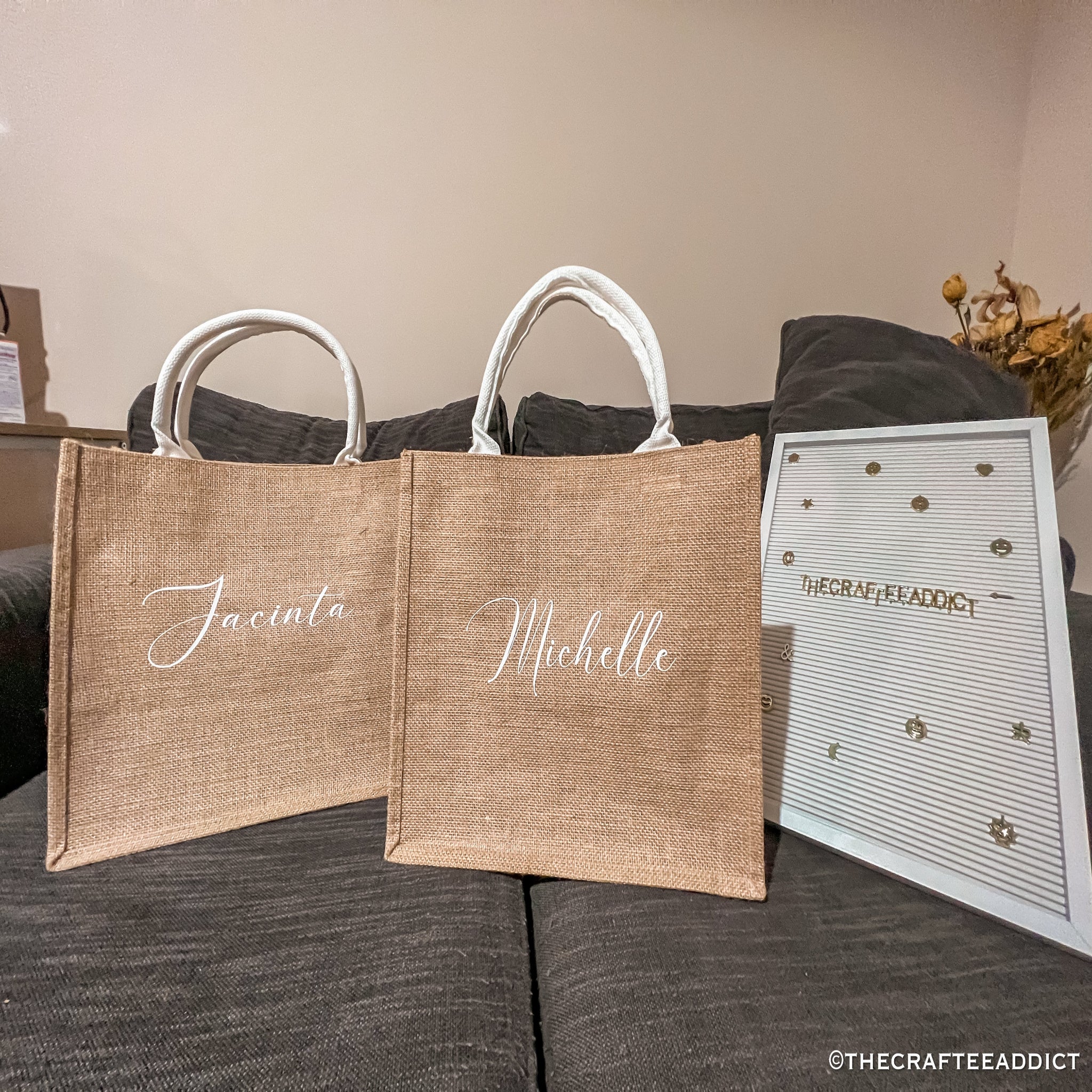 Burlap Jute Gift Bag