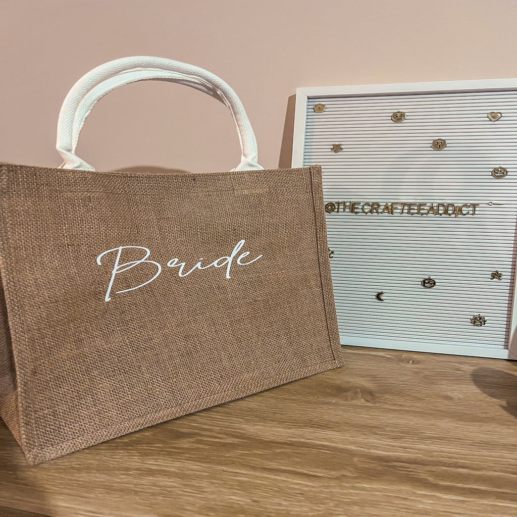 Burlap Jute Gift Bag