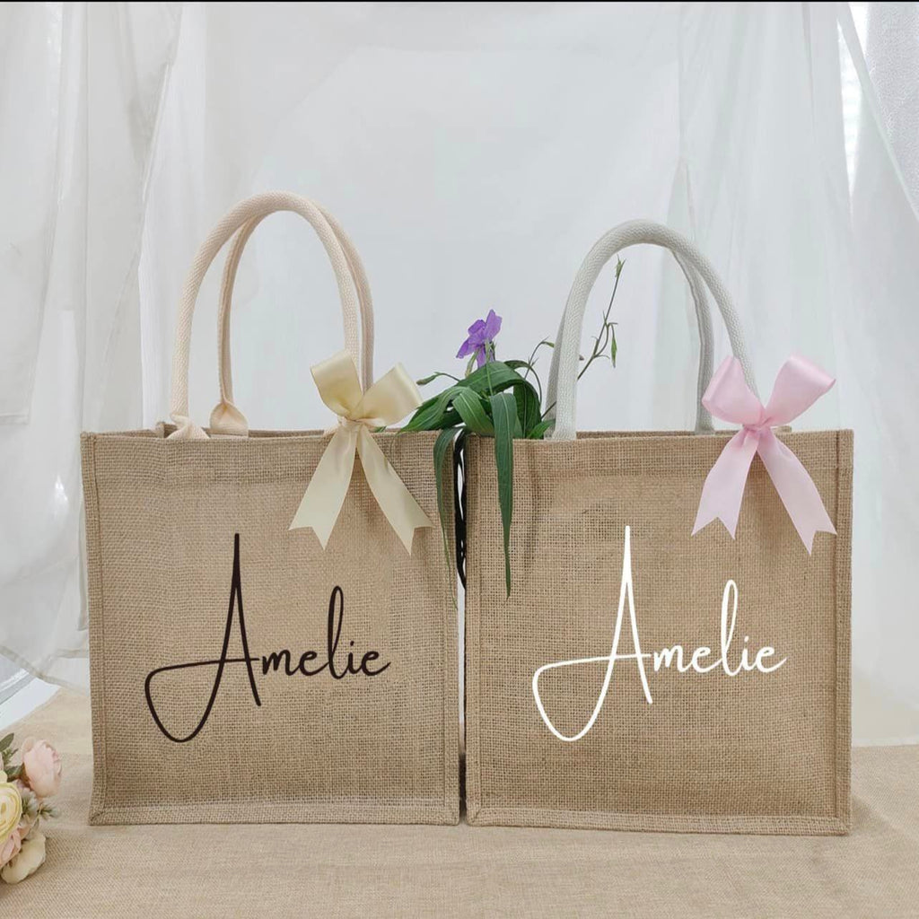 Burlap Jute Gift Bag